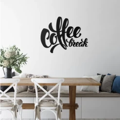 Metalen Wanddecoratie Coffee Break