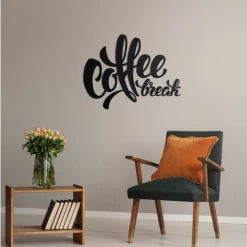 Metalen Wanddecoratie Coffee Break -Woonmeubelwinkel metalen wanddecoratie coffee break 3