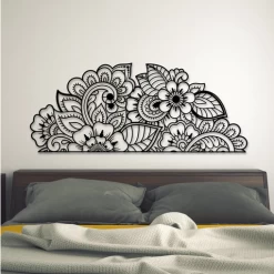 Metalen Wanddecoratie Durga Flower