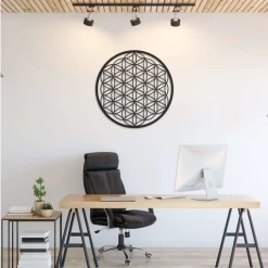 Metalen Wanddecoratie Flower Of Life 11 Metalen Wanddecoratie Flower Of Life -Woonmeubelwinkel metalen wanddecoratie flower of life