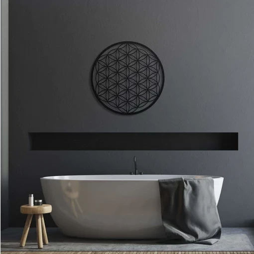 Metalen Wanddecoratie Flower Of Life 6 Metalen Wanddecoratie Flower Of Life - Afbeelding 4