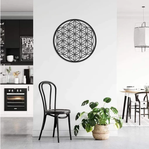Metalen Wanddecoratie Flower Of Life 5 Metalen Wanddecoratie Flower Of Life - Afbeelding 3
