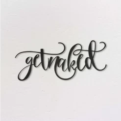 Metalen Wanddecoratie Get Naked -Woonmeubelwinkel metalen wanddecoratie get naked 2
