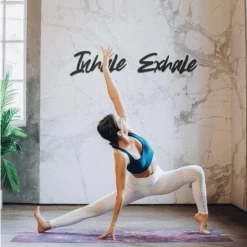 Metalen Wanddecoratie Inhale Exhale -Woonmeubelwinkel metalen wanddecoratie inhale 2