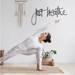 Metalen Wanddecoratie Just Breathe