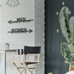 Metalen Wanddecoratie Men And Woman