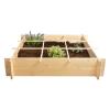 Moestuinbak Houten Vierkante Meter Tuin -Woonmeubelwinkel moestuinbak de kisten koning b1012 01