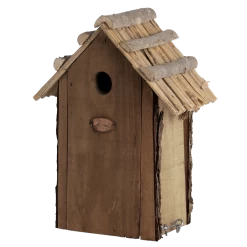 Nestkast Koolmees Rieten Dak
