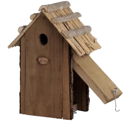 Nestkast Koolmees Rieten Dak -Woonmeubelwinkel nk07 07 1