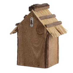 Nestkast Pimpelmees Rieten Dak -Woonmeubelwinkel nk08 04