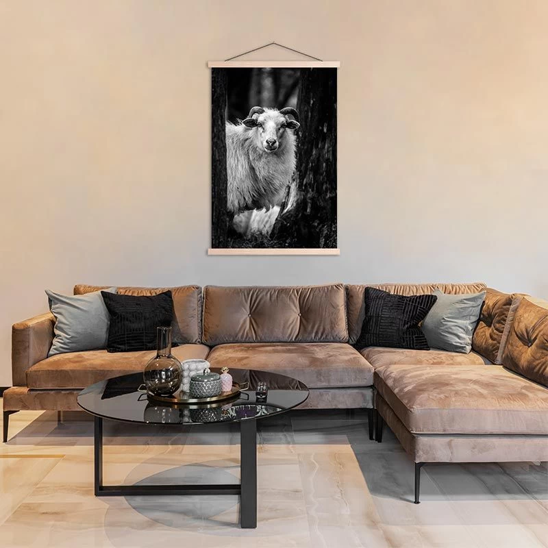 Wanddoek Ram 4 Wanddoek Ram - Afbeelding 2