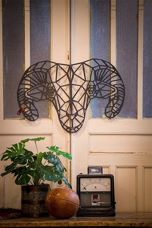 Geometrische Dier Ram 4 Geometrische Dier Ram - Afbeelding 2