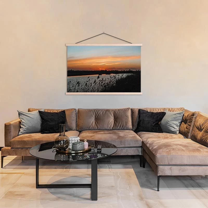 Wanddoek Sundown 4 Wanddoek Sundown - Afbeelding 2