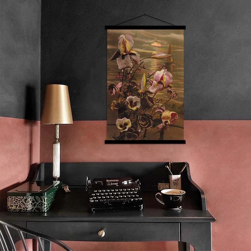 Wanddoek Violettes 4 Wanddoek Violettes - Afbeelding 2