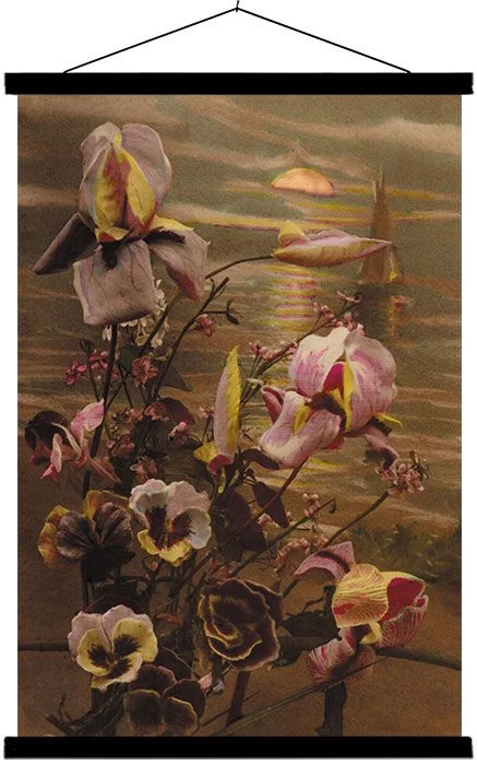 Wanddoek Violettes 3 Wanddoek Violettes